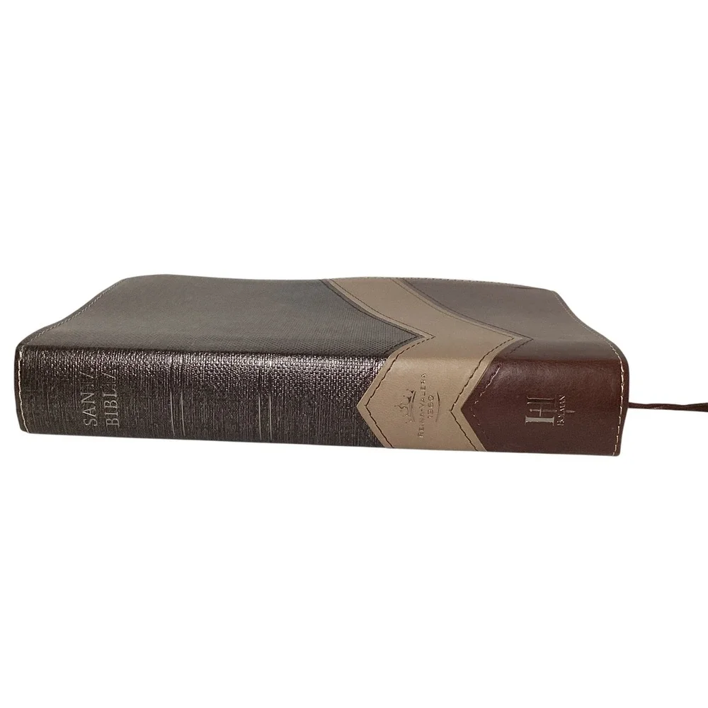 Santa Biblia Reina Valera 1960 Spanish Bible Brown Tan Imitation Leather Holman